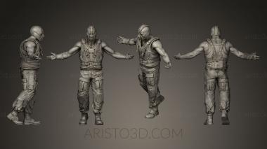 Figurines heroes, monsters and demons (STKM_0123) 3D model for CNC machine